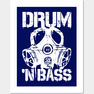 Drum N Bass Gasmask Posters and Art